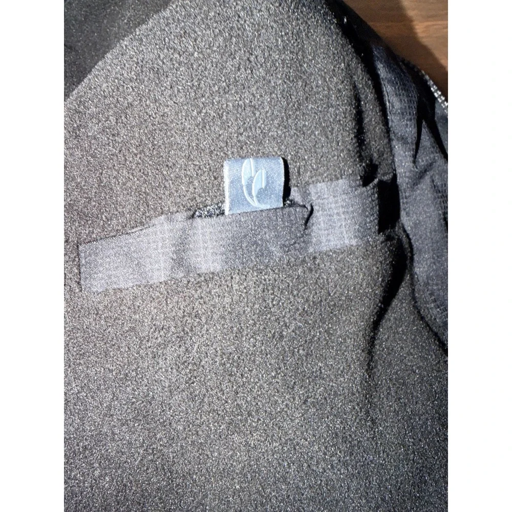 Free Country Mens Black Hooded Softshell Fleece Lined Jacket Large FC-7 F17